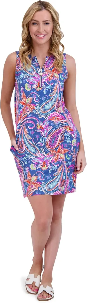 Stella Parker Women's UPF Summer Casual Lightweight Travel Outfit, Resort Wear Sundress for Beach, Vacation and Easter Dress