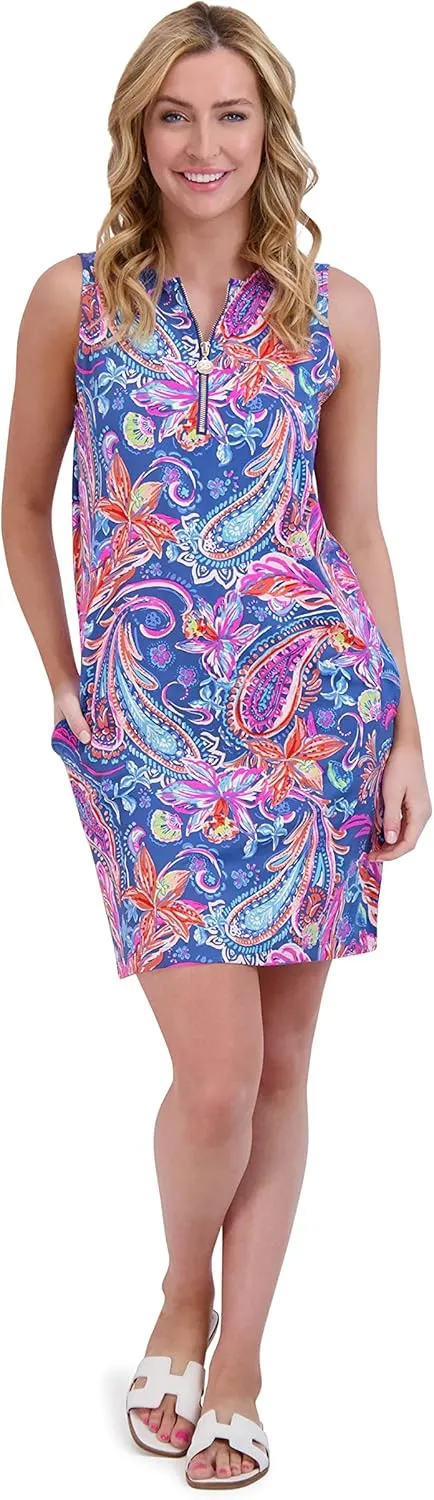 Stella Parker Women's UPF Summer Casual Lightweight Travel Outfit, Resort Wear Sundress for Beach, Vacation and Easter Dress
