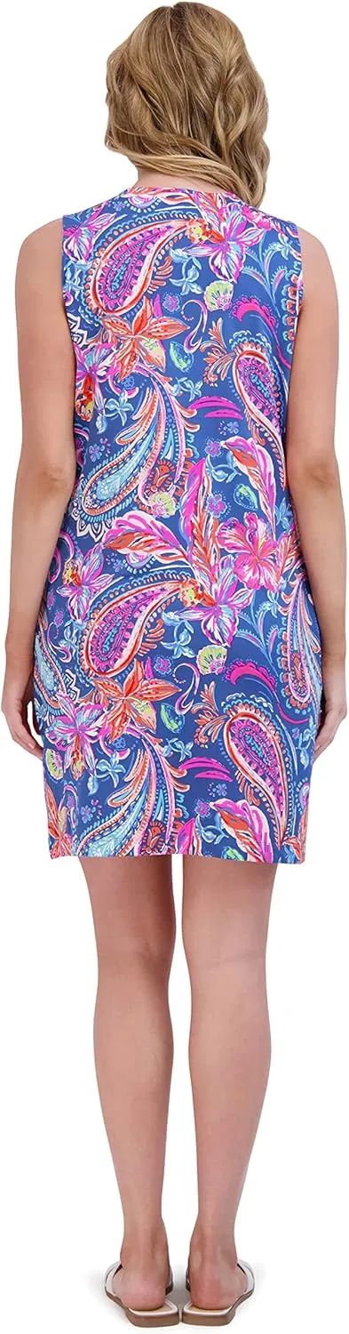Stella Parker Women's UPF Summer Casual Lightweight Travel Outfit, Resort Wear Sundress for Beach, Vacation and Easter Dress