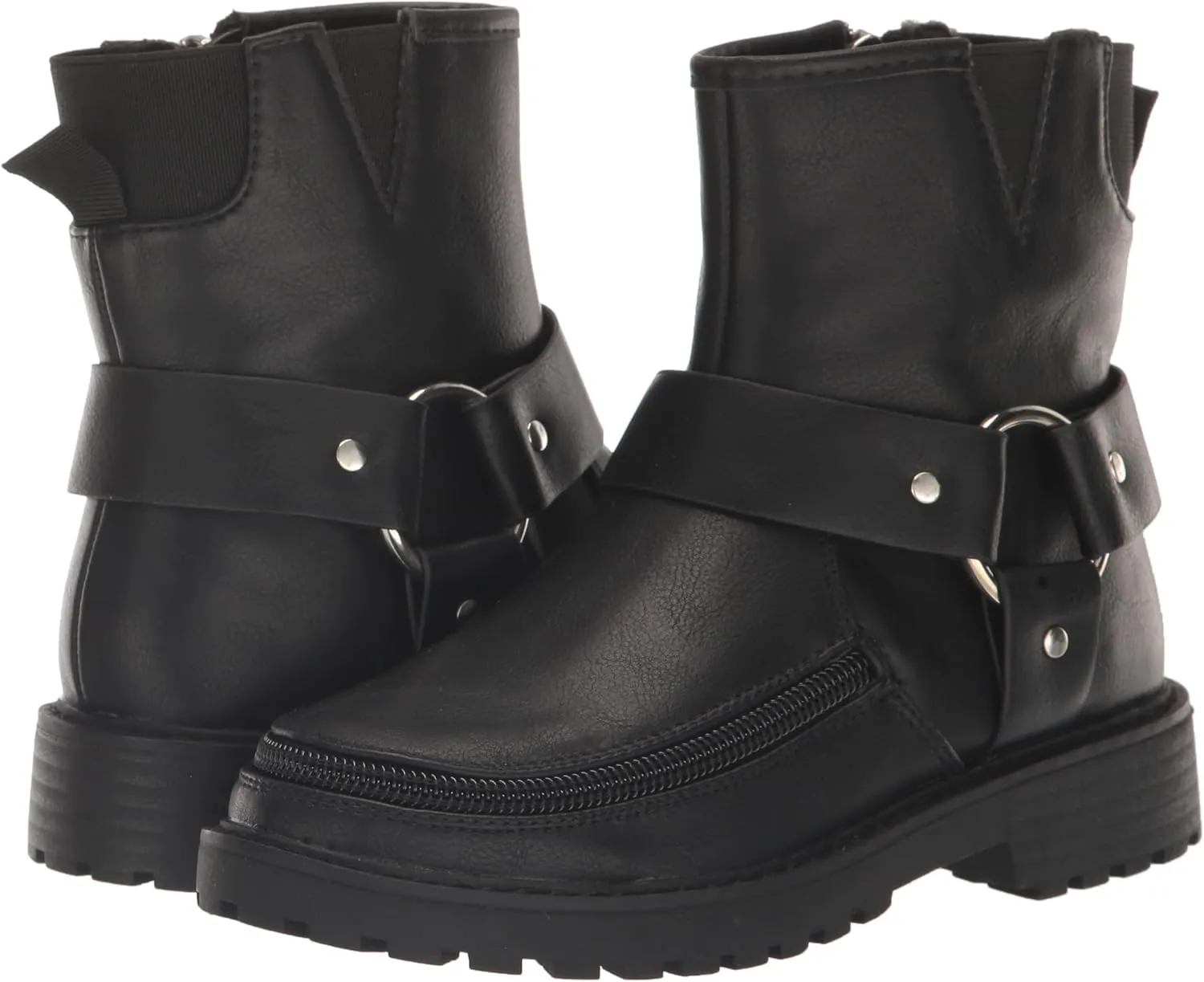 Steve Madden Girls Shoes Adaptive Molly Motorcycle Boot