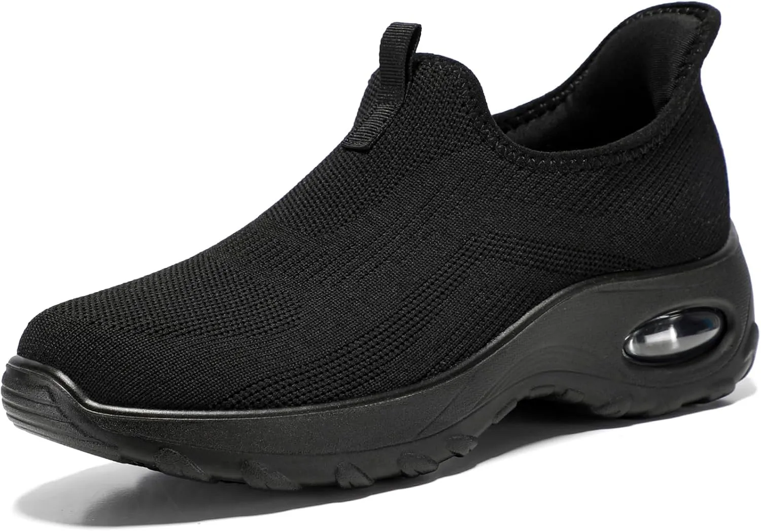 STQ Walking Shoes Women Slip On Sneakers Air Cushion Comfortable Breathable Lightweight Mesh Shoes Shock Absorbing Design Ideal for Plantar Fasciitis All Day Standing