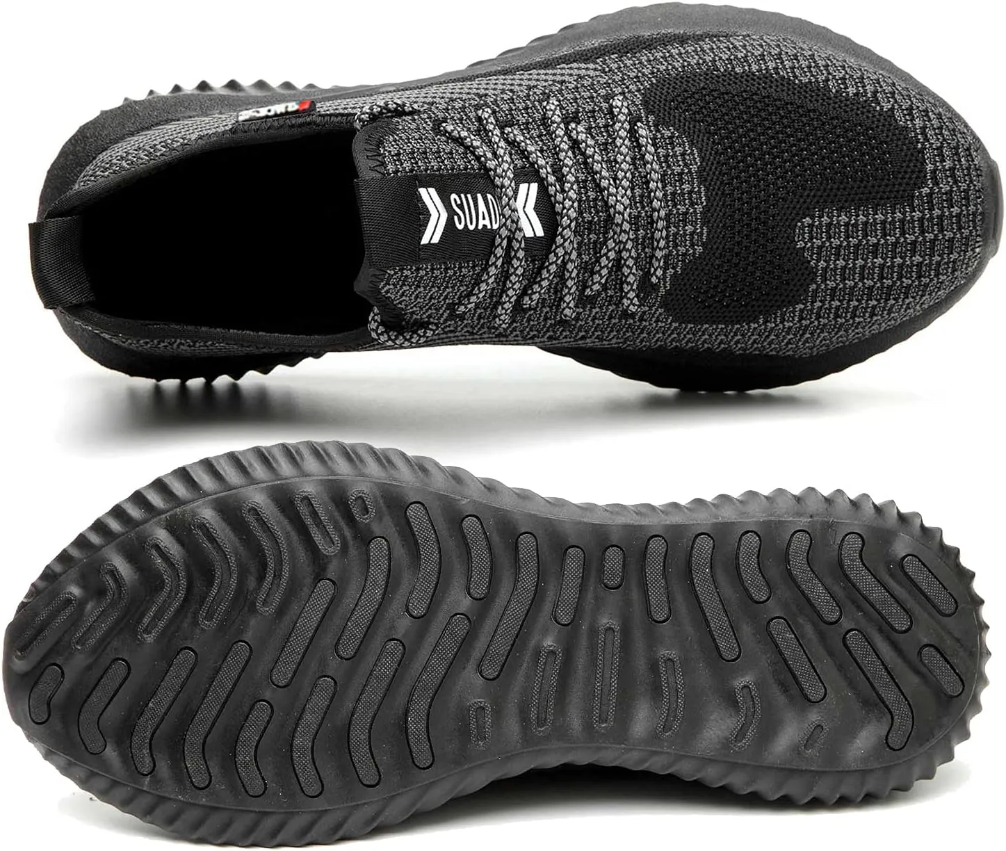 SUADEX Steel Toe Shoes for Men Women Indestructible Steel Toe Sneakers Lightweight Work Safety Shoes Puncture Proof Composite Toe
