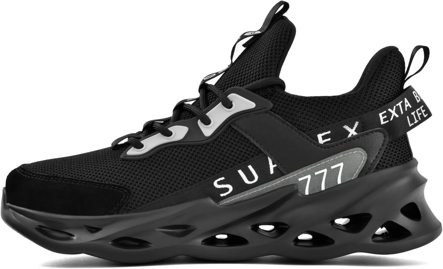 SUADEX Steel Toe Shoes for Men Women Safety Toe Work Shoes Breathable Steel Toe Sneakers Puncture Resistant