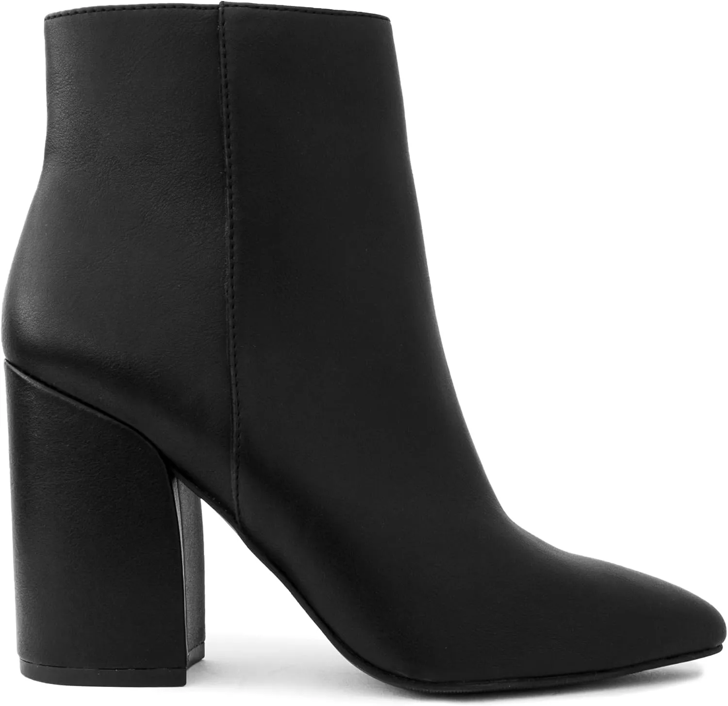 Sugar Women's Winter Chelsea Booties - Chunky High Heel, Pointed Toe, Fashion Ankle Boots-Evvie