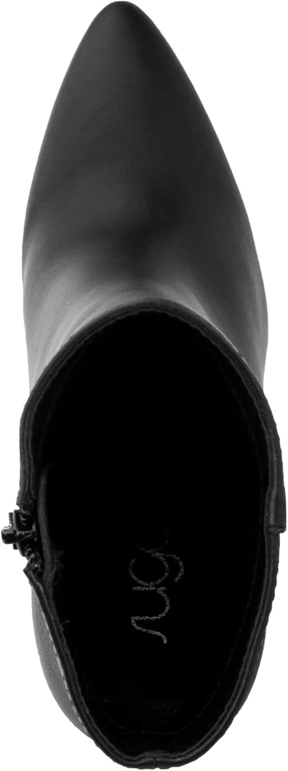 Sugar Women's Winter Chelsea Booties - Chunky High Heel, Pointed Toe, Fashion Ankle Boots-Evvie