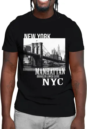 Swag Point Men’s Graphic T Shirts – 100% Cotton Short Sleeve Urban Casual Tops Streetwear Hip Hop Hipster Tee