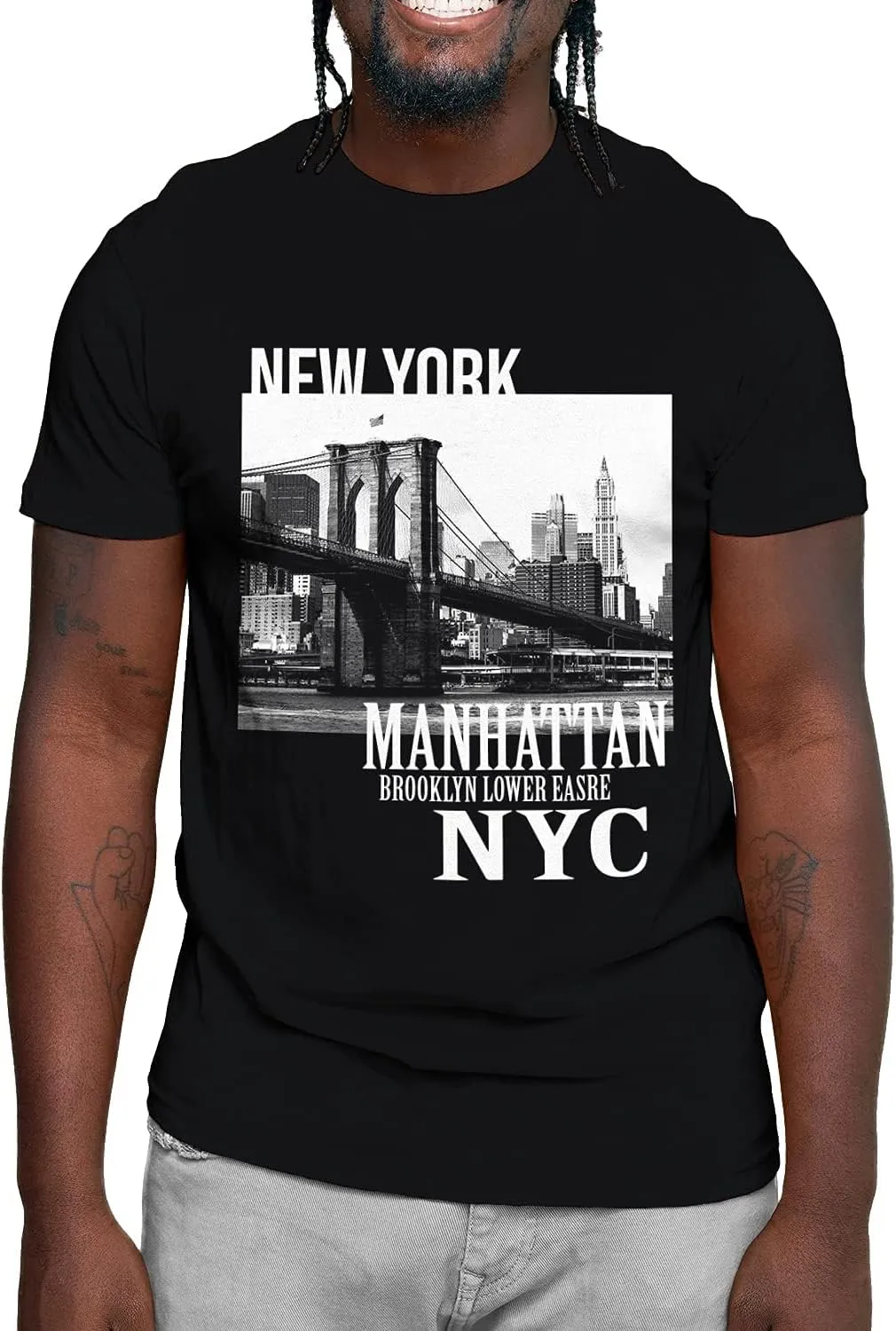 Swag Point Men’s Graphic T Shirts – 100% Cotton Short Sleeve Urban Casual Tops Streetwear Hip Hop Hipster Tee