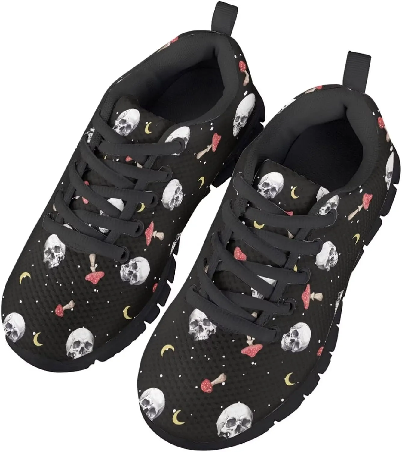SYtrade Kids Running Shoes Girls Breathable Fitness Shoe Athletic Tennis Sneakers Black Sole