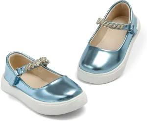 THEE BRON Toddler Shoes Girls Glitter Fashion Sneakers Sparkly Sequin Casual Shoes