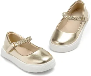 THEE BRON Toddler Shoes Girls Glitter Fashion Sneakers Sparkly Sequin Casual Shoes