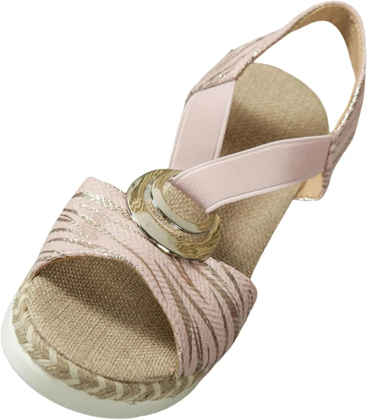 Thick Soled Rope Platform Soled Roman Sandals Women's Casual Thick Soled Sandals Women Women's Sandals Size 8 1/2