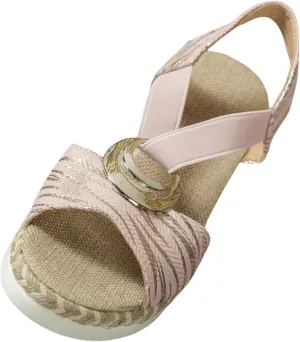 Thick Soled Rope Platform Soled Roman Sandals Women's Casual Thick Soled Sandals Women Women's Sandals Size 8 1/2