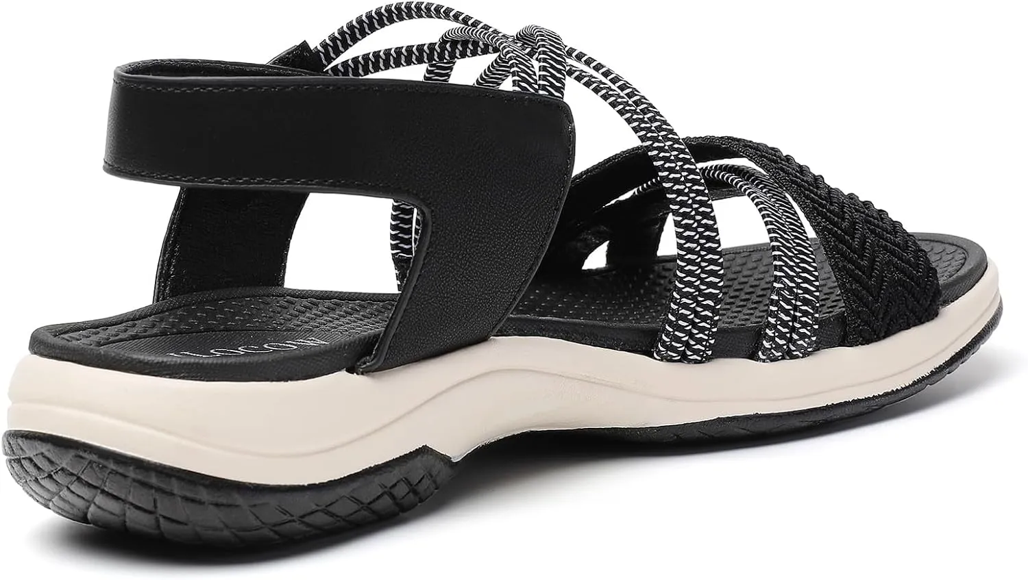 Tilocow Hiking Sandals Womens Comfor Open toe Sport Elastic Walking Shoes With Adjustable Straps Summer Casual Platform Athletic
