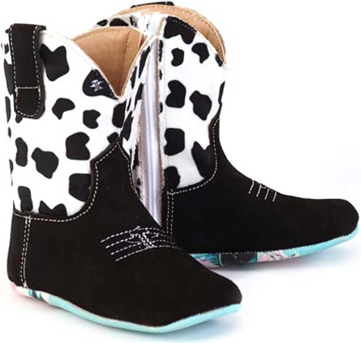 Tin Haul Infant Cow-A-Bunga Boots With Holy Cow I'm Cool Sole