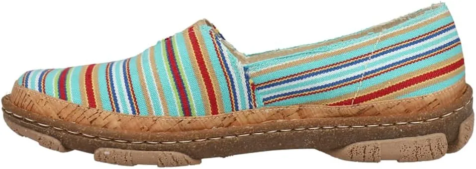 Tony Lama Womens Renata Slip On Flats Casual - Blue