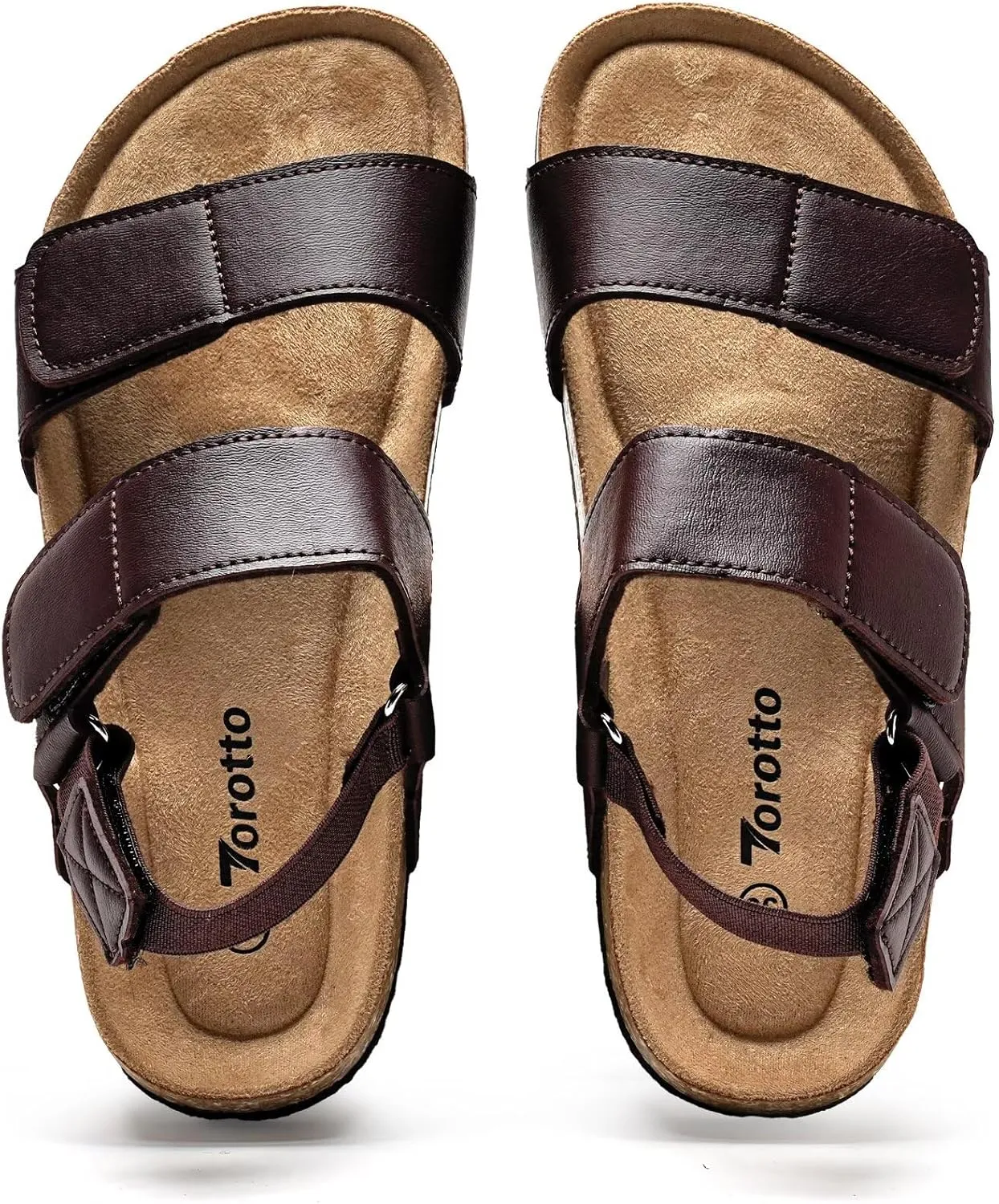 Torotto Girls Boys Sandals with Cork Footbed Adjustable Straps Summer Glitter Slides Sandals Open Toes Flat for Kids Toddler