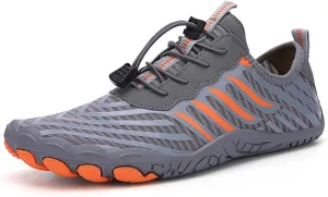 TOSOFT Beach Water Shoes For Women Men Wide Toe Anti Slip Barefoot Aqua Sneakers Hiking Trail Running Octopus Sandals Shoes