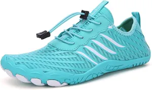 TOSOFT Beach Water Shoes For Women Men Wide Toe Anti Slip Barefoot Aqua Sneakers Hiking Trail Running Octopus Sandals Shoes