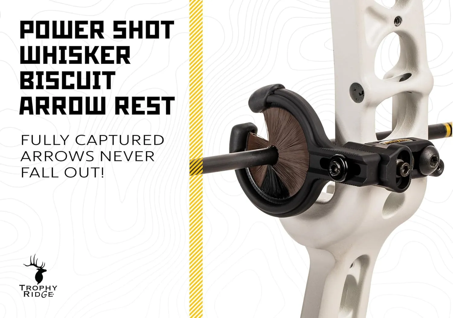 Trophy Ridge Whisker Biscuit Original Archery Arrow Rest, Ambidextrous