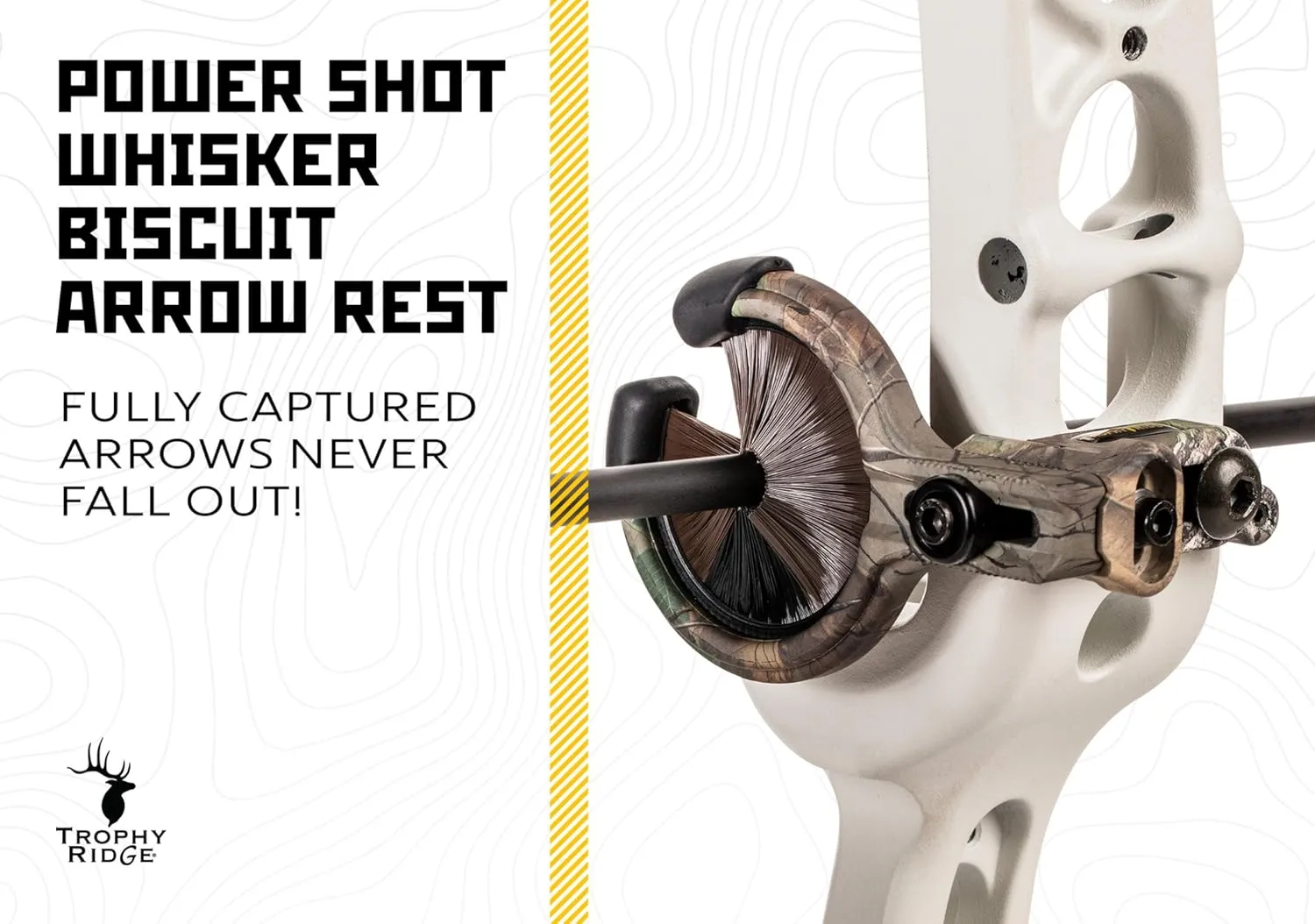 Trophy Ridge Whisker Biscuit Original Archery Arrow Rest, Ambidextrous
