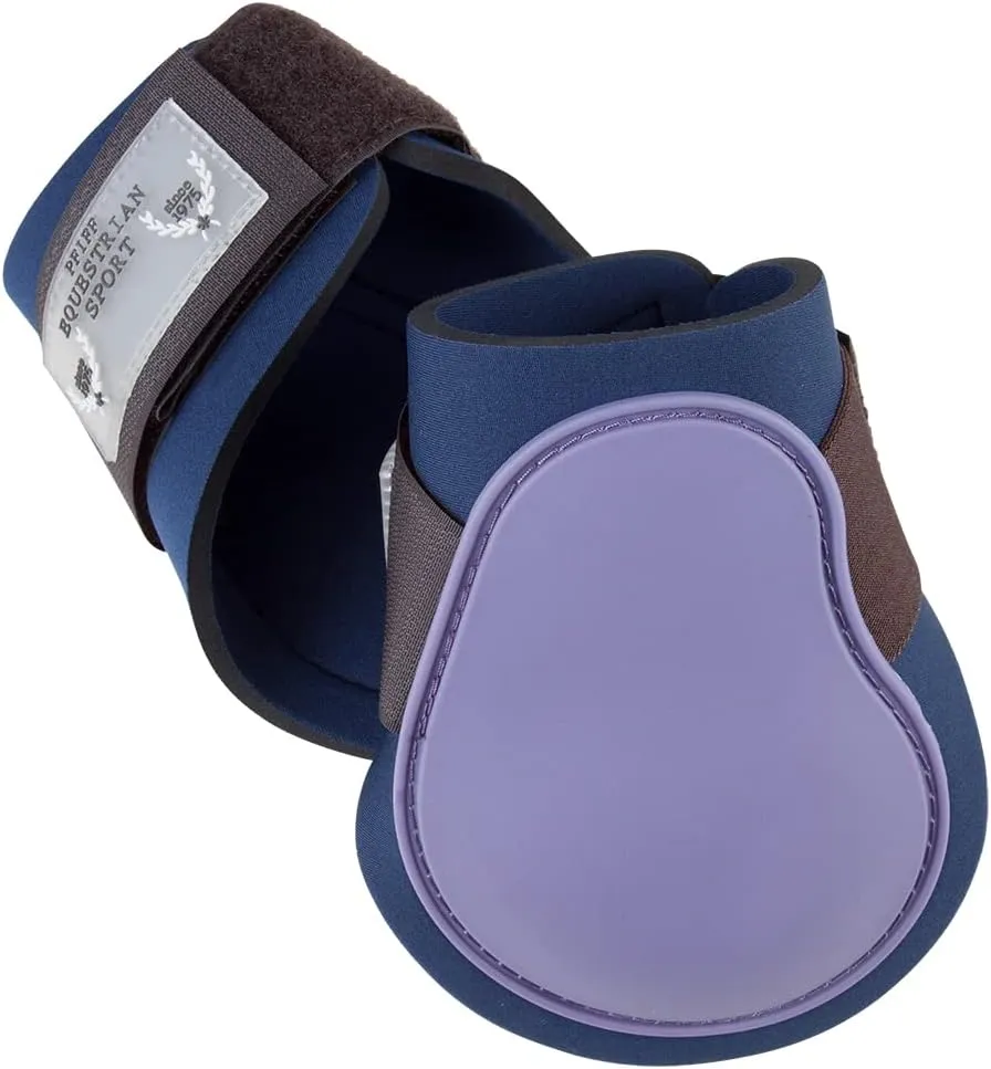 Two Tone Fetlock Boots with Soft Lining and Double Velcro Fastening, Sizes Full and Pony and in 6 Different Colours