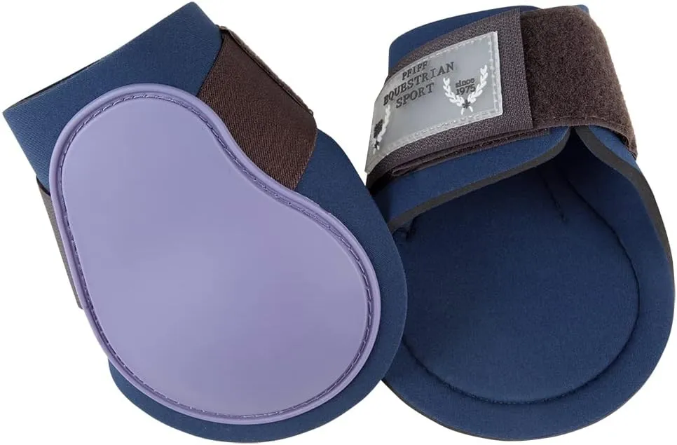 Two Tone Fetlock Boots with Soft Lining and Double Velcro Fastening, Sizes Full and Pony and in 6 Different Colours