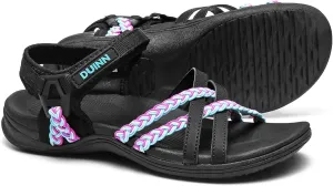UBFEN Womens Hiking Sandals Sport Sandals Straps with Adjustable Hooks Arch Support Beach Vacation Casual Camping