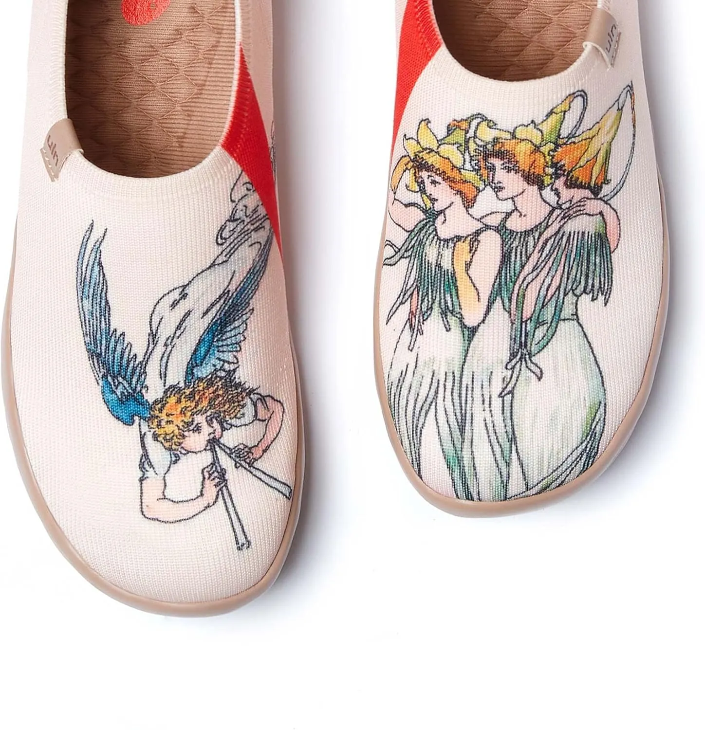 UIN Art Master Women's Art Travel Shoes Slip On Loafers Comfort Lightweight Fashion Sneaker