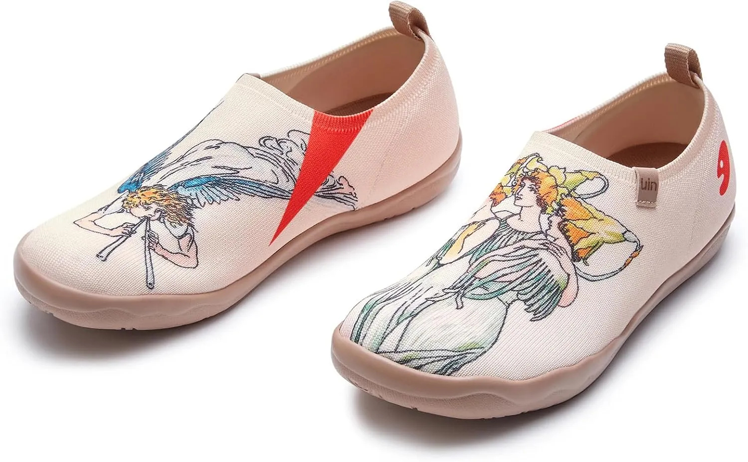 UIN Art Master Women's Art Travel Shoes Slip On Loafers Comfort Lightweight Fashion Sneaker