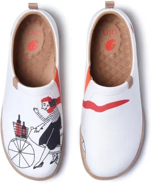 UIN Women's Art Painted Travel Shoes Slip On Loafers Comfort Lightweight Sneakers Toledo Ⅰ Destination
