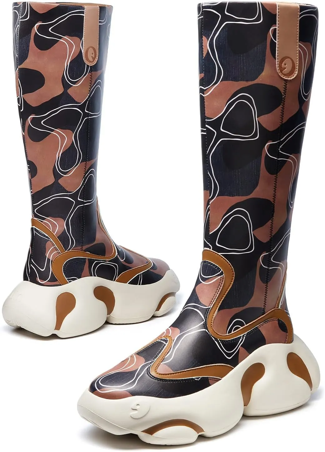 UIN Women's Boots Platform Chunky Fashion Walking Shoes Zarautz