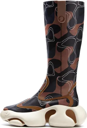 UIN Women's Boots Platform Chunky Fashion Walking Shoes Zarautz
