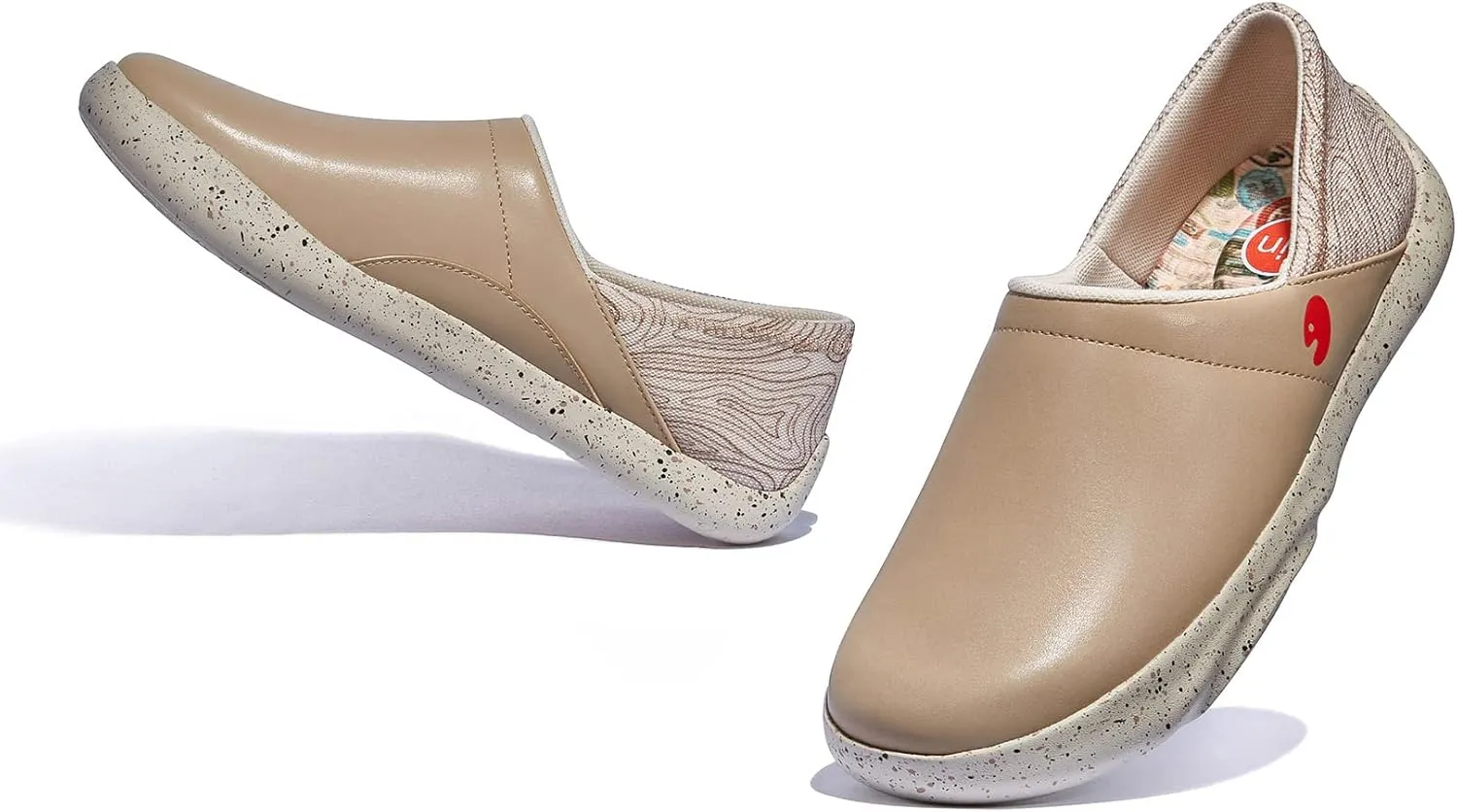 UIN Womens Loafers Casual Travel Barefoot Shoes Lightweight Comfort Slip On Sneakers Mojacar