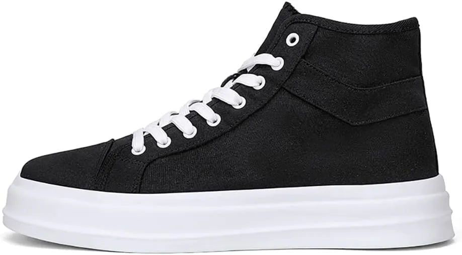 Unisex-Adult High Top Canvas Sneakers Classic Casual Walking Shoes Lovers Shoes