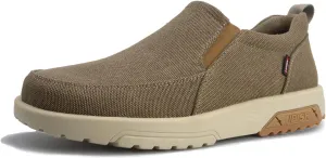 UPIShi Men's Slip On Arch Support Loafers Casual Orthopedic Plantar Fasciitis Relief Non Slip Canvas Comfortable Walking Shoes