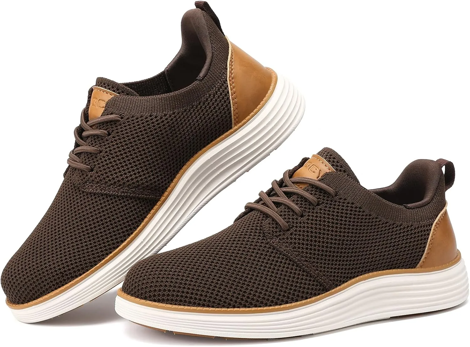 VILOCY Boy's Slip On Casual Dress Sneaker Hands Free Fashion Shoes Comfortable Oxfords Mesh Tennis Breathable School Uniform Formal Church Shoes(Little Kid/Big Kid)