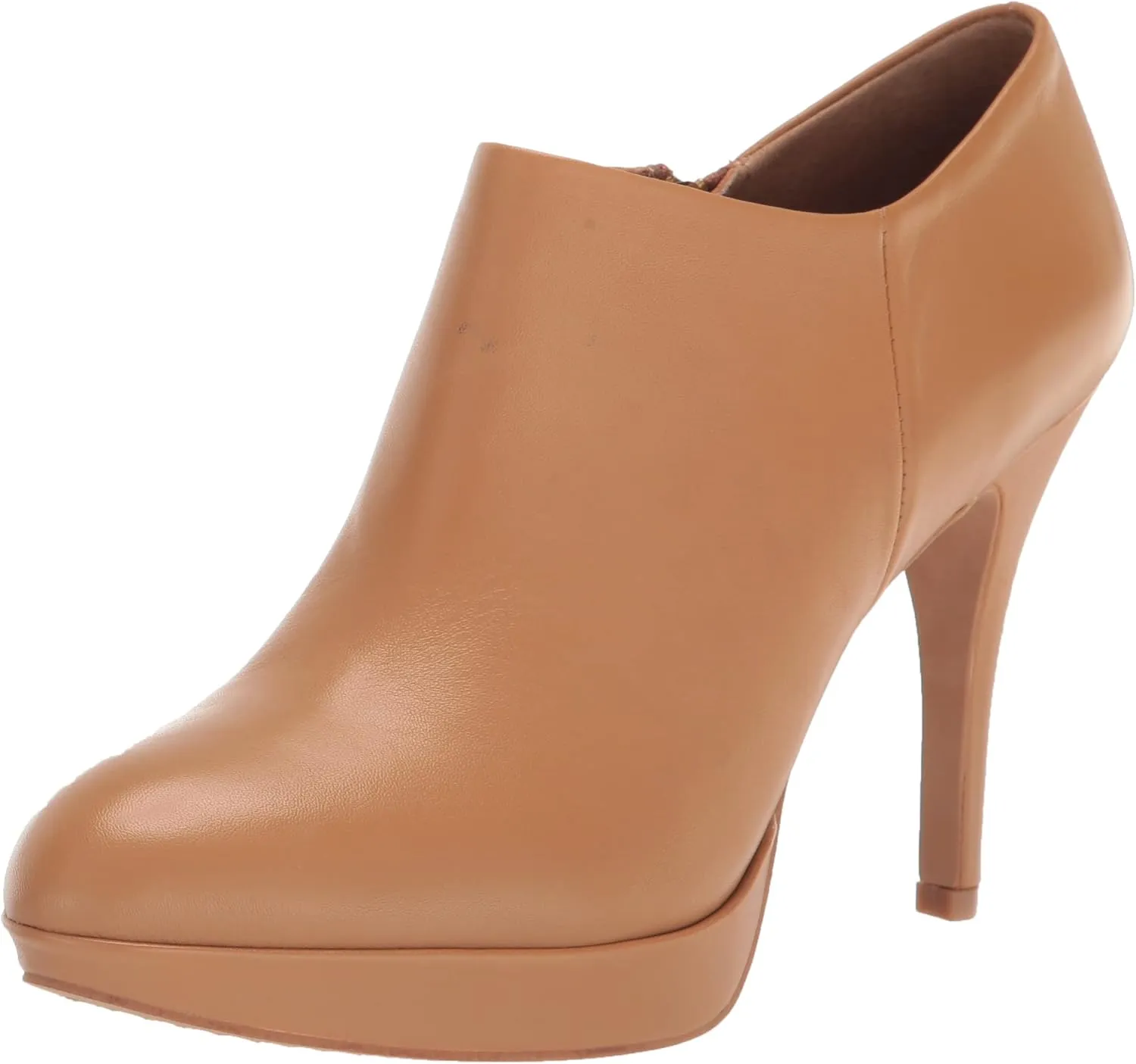 Vince Camuto Women's Footwear Women's Elvin Platform Bootie Ankle Boot, Light Cognac, 9