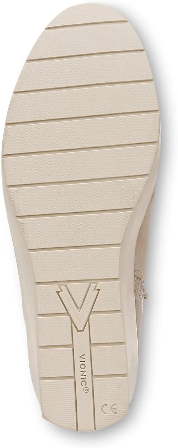 Vionic Women's Wedge Ankle Boots Skylar- Comfortable Bootoes& Supportive Walking Shoes with Built-in Arch Support