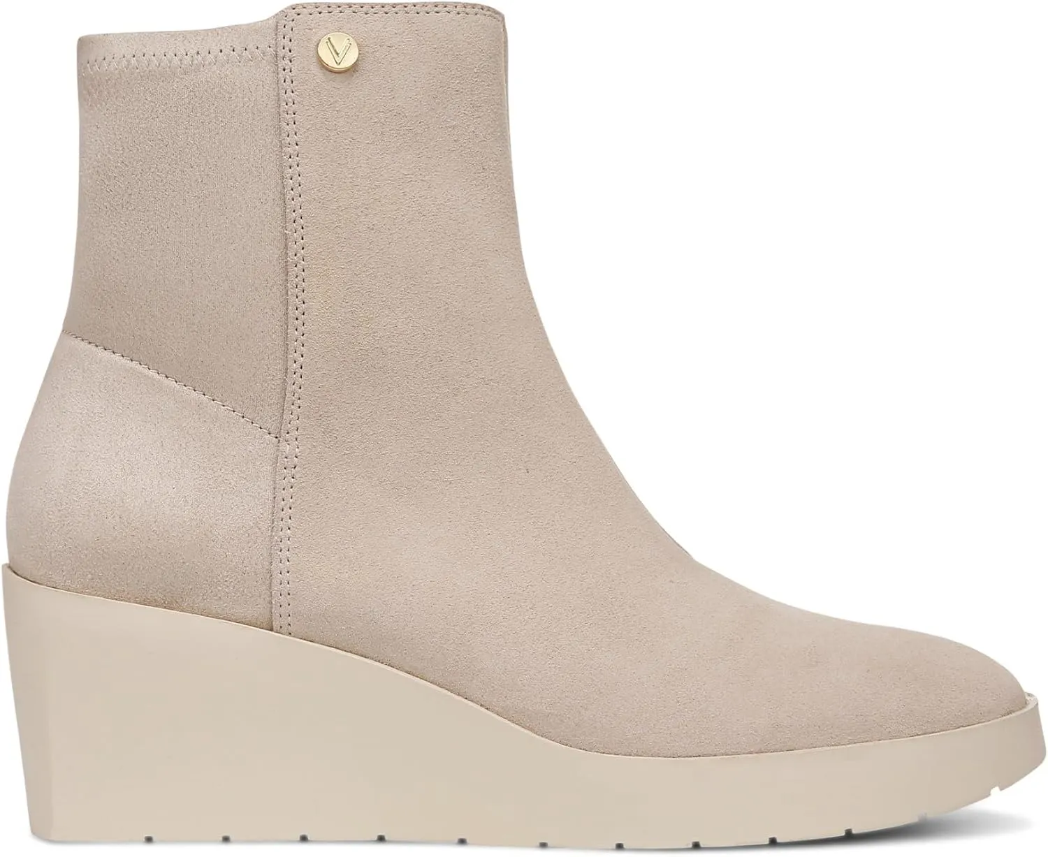 Vionic Women's Wedge Ankle Boots Skylar- Comfortable Bootoes& Supportive Walking Shoes with Built-in Arch Support