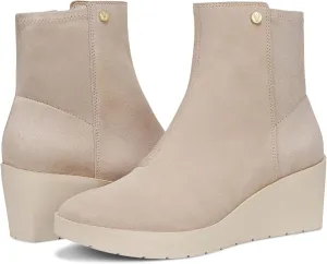 Vionic Women's Wedge Ankle Boots Skylar- Comfortable Bootoes& Supportive Walking Shoes with Built-in Arch Support