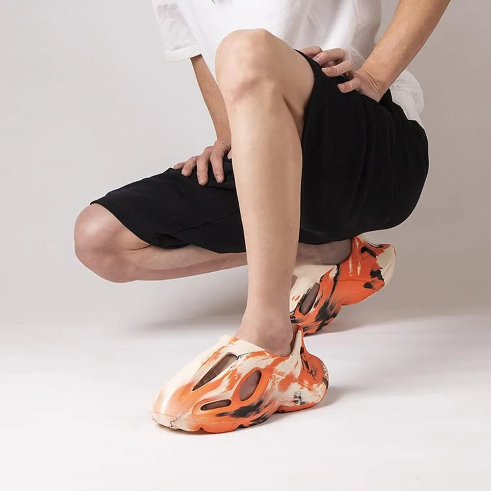 vioxthak Foam Runner Sneakers Cloud Slides Pillow Sandals Sports Shoes Non-Slip Lightweight Walking Shoes fashion outdoor indoor Summer Beach Sandals for Women Men
