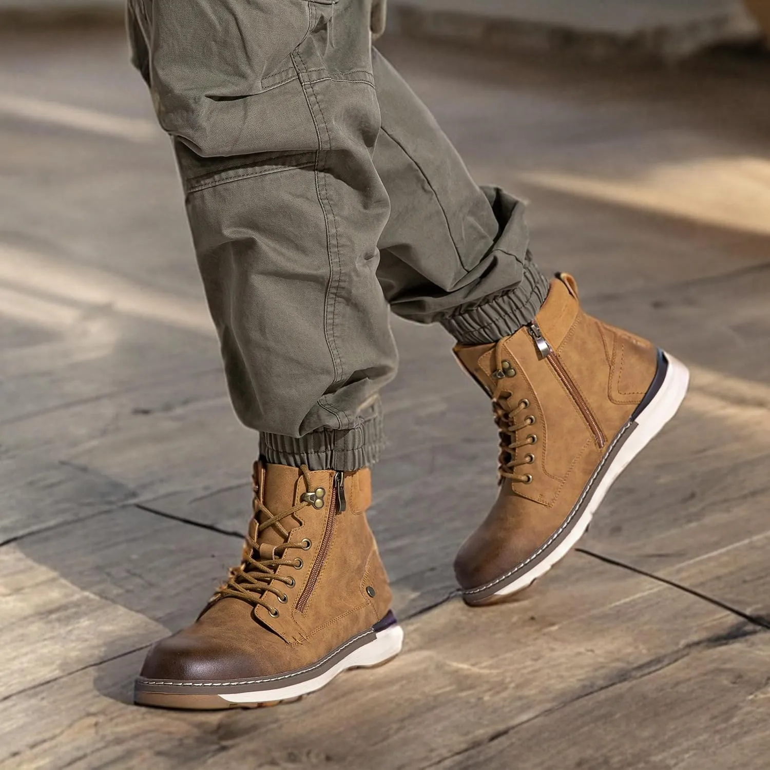 Vostey Boots for Men Comfortable Casual Chukka Mens boot