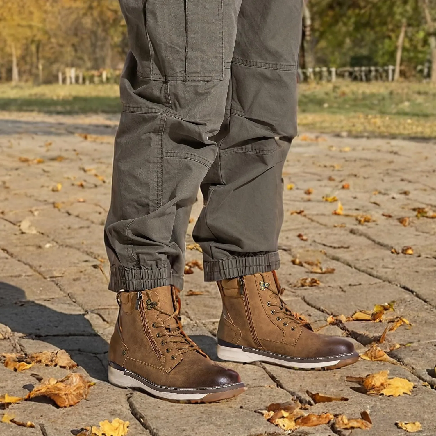 Vostey Boots for Men Comfortable Casual Chukka Mens boot