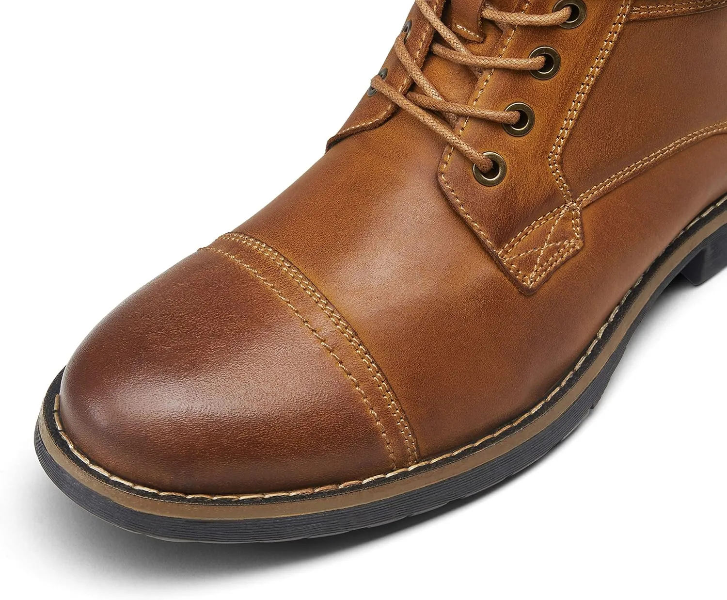 Vostey Men's Boots Boots for Men Casual Boots Motorcycle Combat Ankle Dress Boots Mens