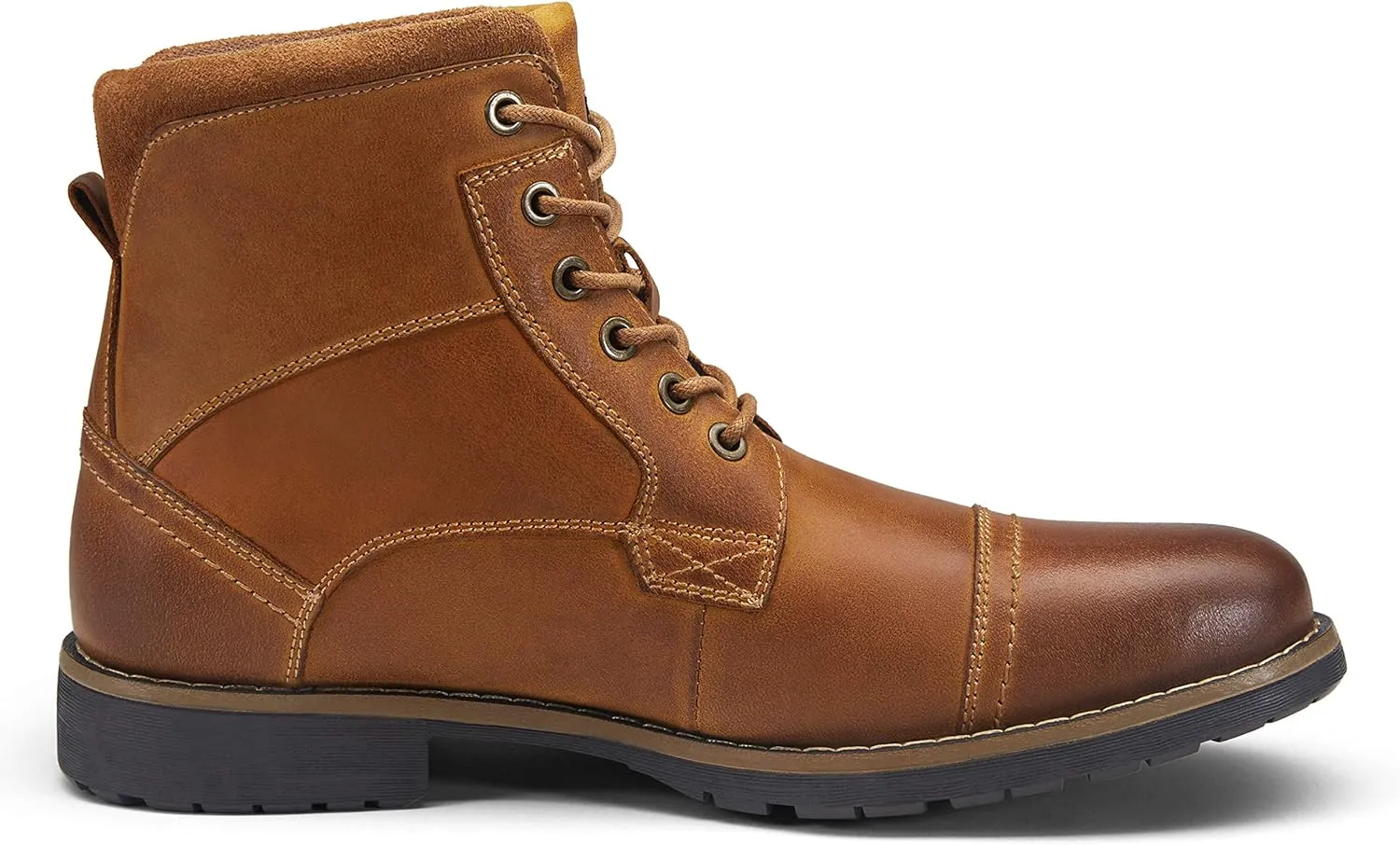 Vostey Men's Boots Boots for Men Casual Boots Motorcycle Combat Ankle Dress Boots Mens
