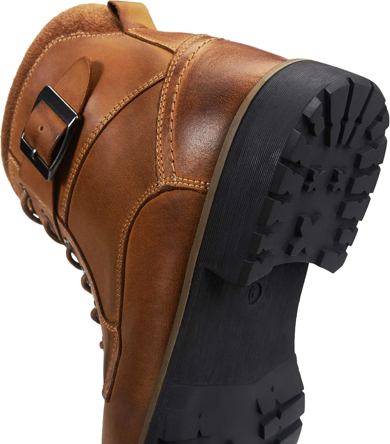 Vostey Men's Boots Boots for Men Casual Boots Motorcycle Combat Ankle Dress Boots Mens