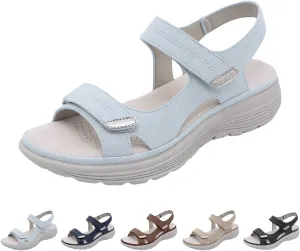 Walking Sandals Women Comfort Orthopedic Hiking Sandals Arch Support Sport Outdoor Thick Cushion Adjustable Strap Sandals