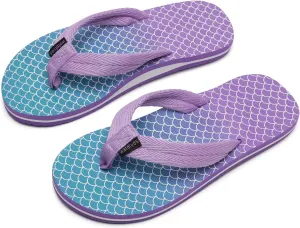 WateLves Girls Flip Flops Toddler Boys Girls Non-Slip Sport Sandals for Beach Swim Pool(Little Kid/Big Kid)