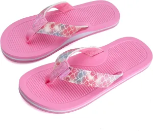 WateLves Girls Flip Flops Toddler Boys Girls Non-Slip Sport Sandals for Beach Swim Pool(Little Kid/Big Kid)