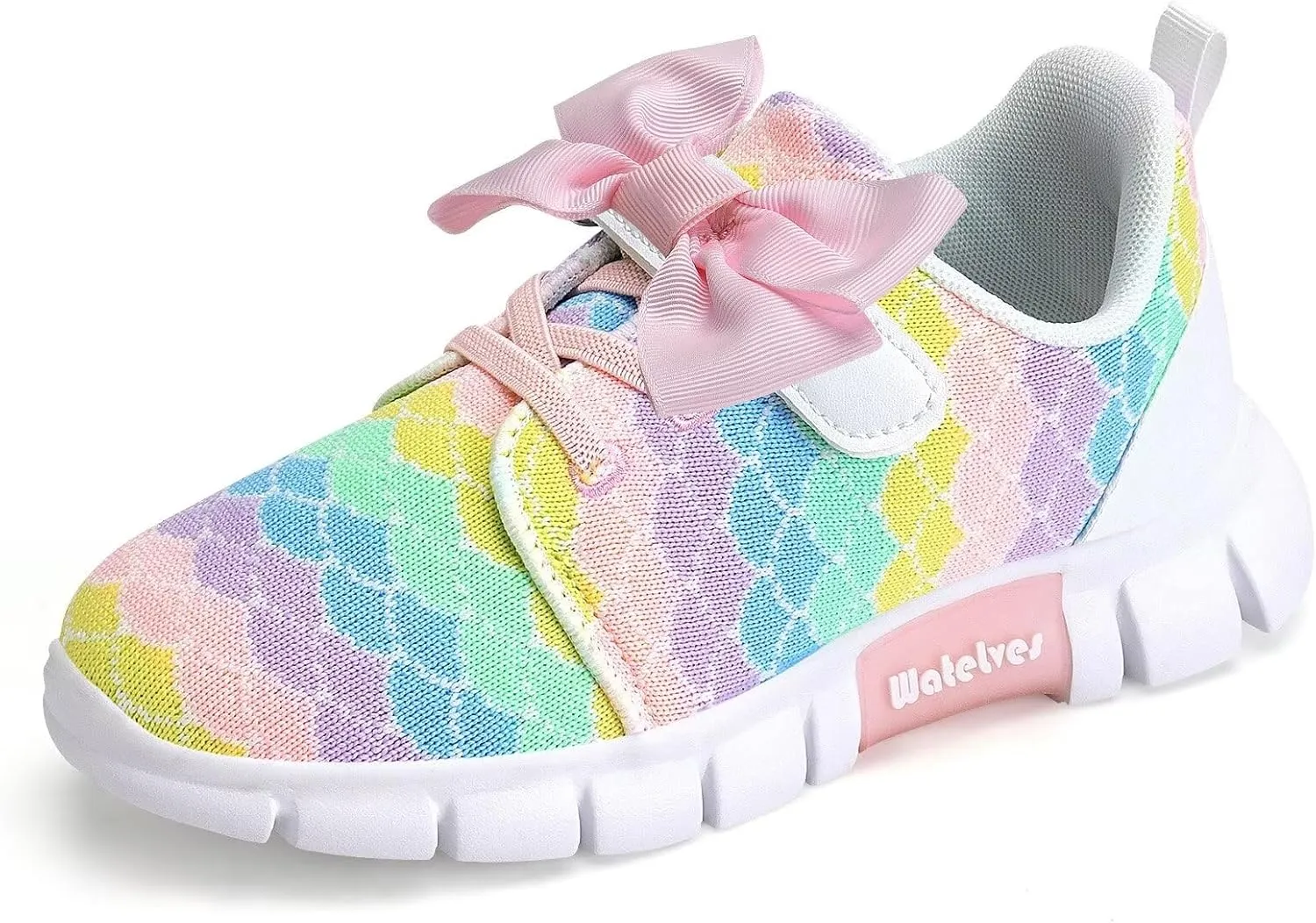 WateLves Girls Sneakers Lightweight Walking Shoes Comfortable Running Tennis Shoes for Toddler Little Kid/Big Kid